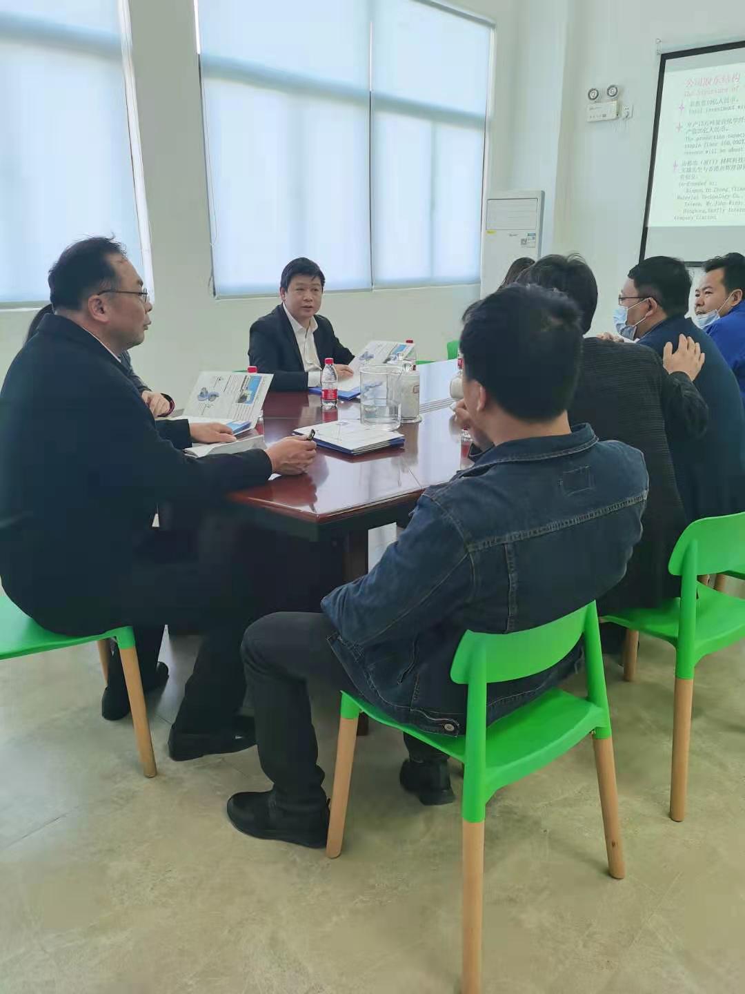 惠安縣常委、統(tǒng)戰(zhàn)部部長何國平一行蒞臨公司調(diào)研